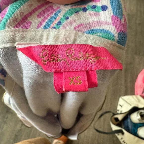 Lilly Pulitzer Leona Zip-Up Happy As A Clam Jacket - Picture 5 of 6